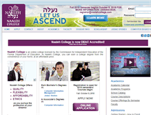 Tablet Screenshot of naalehcollege.com